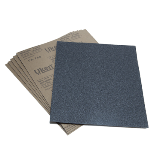 file_2751_8092_8687 UKEN WATERPROOF PAPER 230 MM X 280 MM 100 GRIT - Image 1