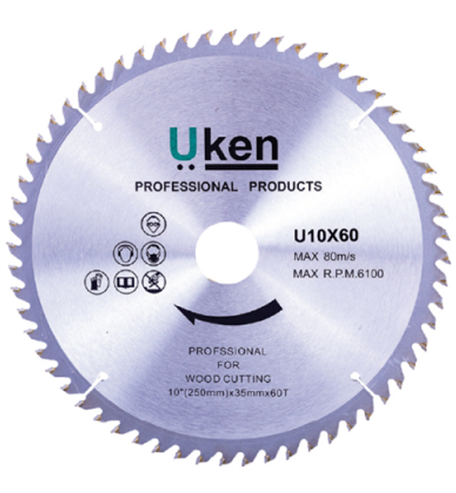 file_5311_5860_6270 UKEN CIR:SAW BLADE 10" (250) X 35 X 60T - Image 1