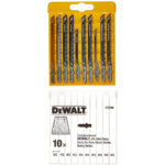 DEWALT T SHANK WOOD CUTTING SET 10PCS