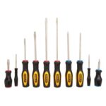 STANLEY STANDARD FLUTED SCREW DRIVER SET 10 PCS