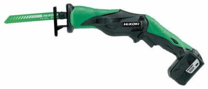 Hikoki Cordless Reciprocating Saw, CR10DL, 10.8V, 0-2700 RPM, Lithium-Ion